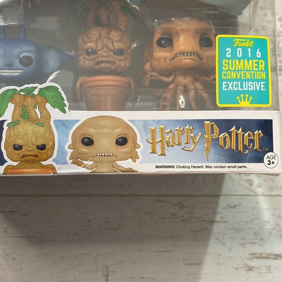 Funko Pop Cornish Pixie, Mandrake, and Grindylow Harry Potter Figures - Picture 5 of 16